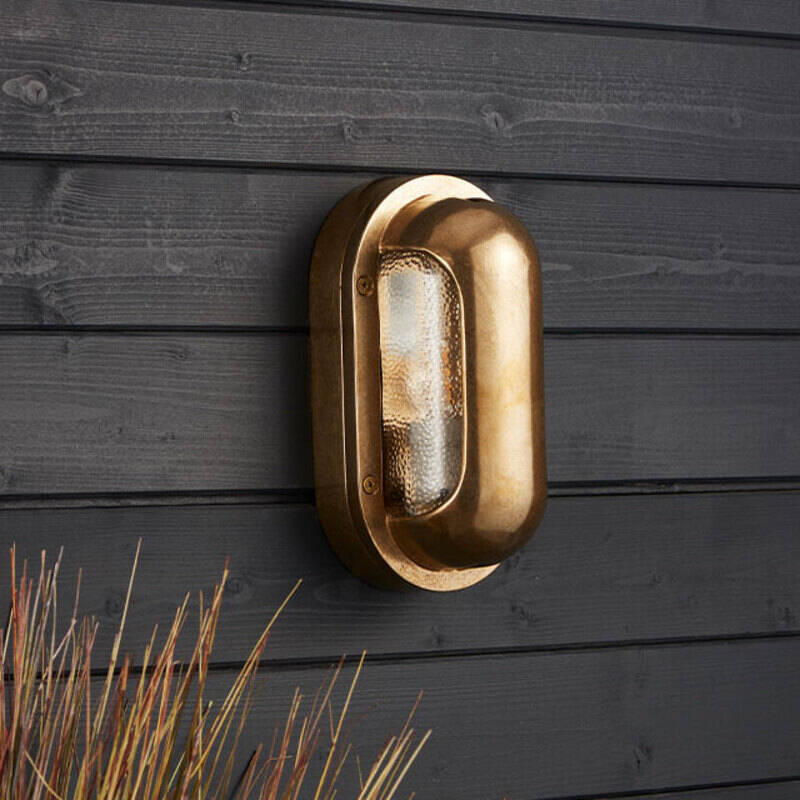Image of Westport Coastal Lyme Large Outdoor Flush Wall Light