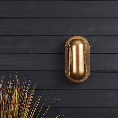 Image of Westport Coastal Lyme Large Outdoor Flush Wall Light