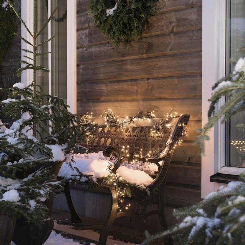 Image of Konstsmide 13.5M Multi Colour LED Multi-Function Cluster String Lights