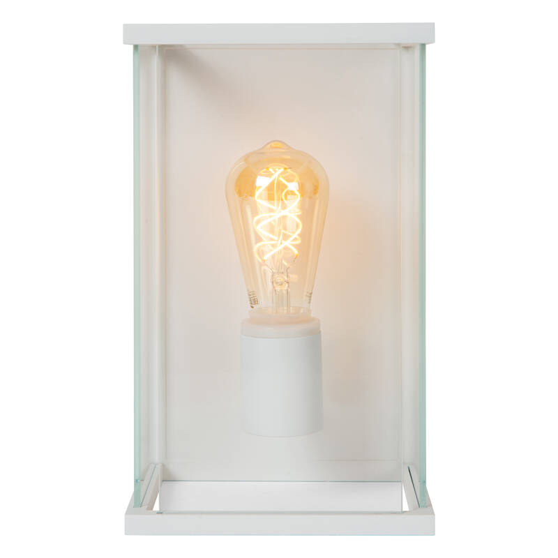 Image of Lucide Claire Half Lantern Outdoor Wall Light