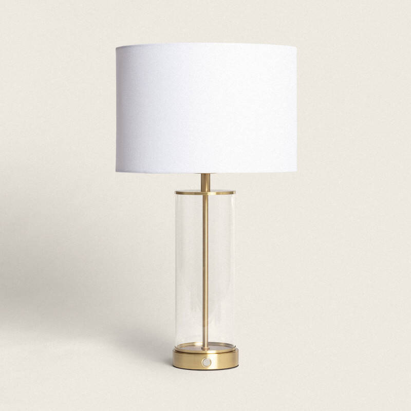 Image of Edit Echo USB Rechargeable Glass Touch Table Lamp