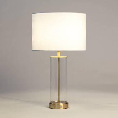 Image of Edit Echo USB Rechargeable Glass Touch Table Lamp