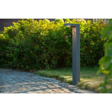 Image of Lucide Texas 600 LED Outdoor Post Light with PIR Sensor