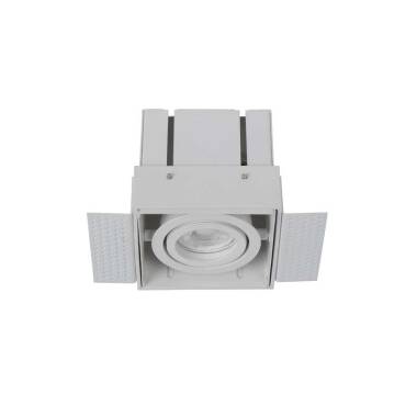 Image of Lucide Trimless Plaster-In Square Adjustable Downlight