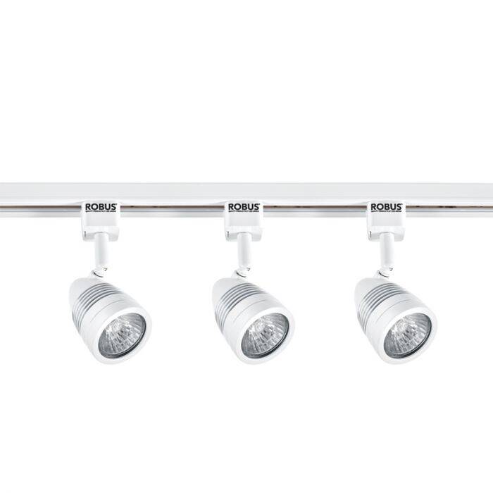Image of Robus Acorn 1 Circuit Track Light Kit - Satin Chrome