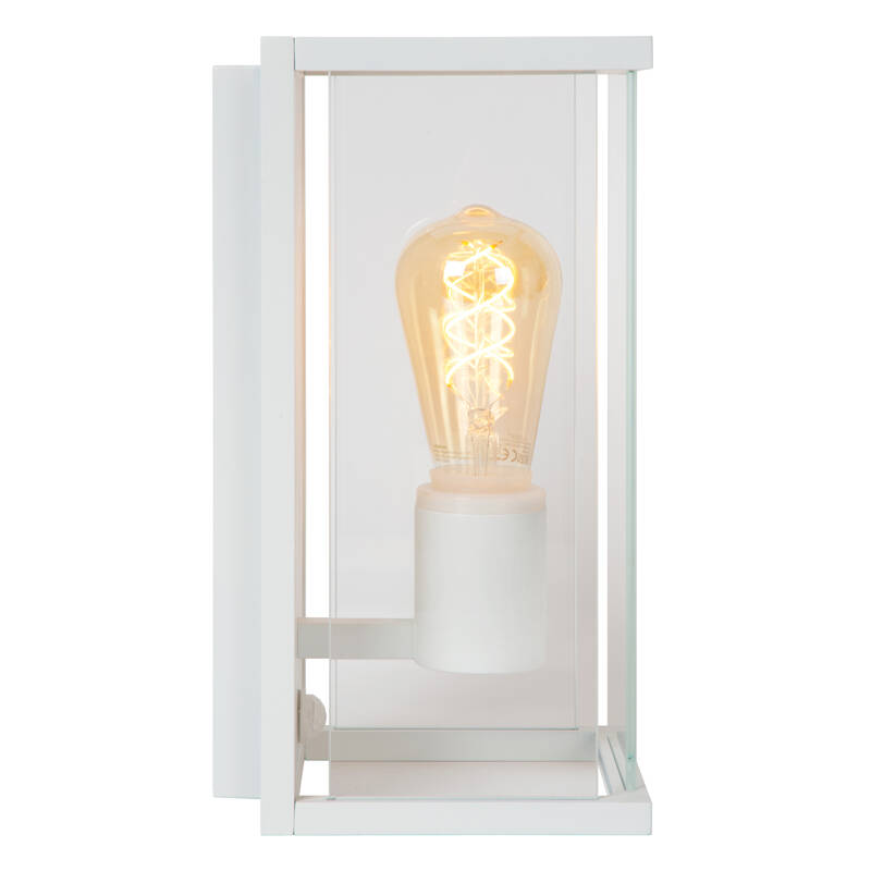 Image of Lucide Claire Half Lantern Outdoor Wall Light with PIR Sensor