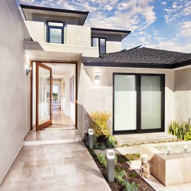 Image of Ledvance Endura Cube Torch 5W Warm White LED Outdoor Wall Light with PIR Sensor