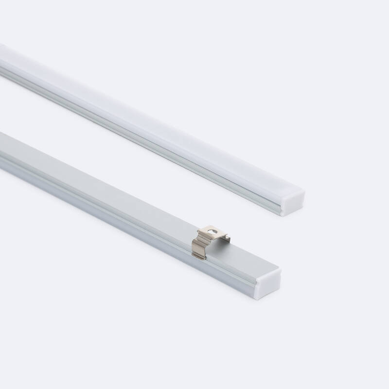 Image of Surface Mounted 12x8 Aluminium Profile for LED Strip