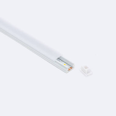 Image of Surface Mounted 12x8 Aluminium Profile for LED Strip