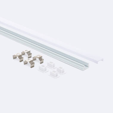Image of Surface Mounted 12x8 Aluminium Profile for LED Strip
