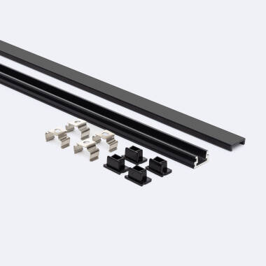 Image of Surface Mounted 12x8 Aluminium Profile for LED Strip