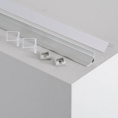 Image of 2m Triangular Aluminium Corner Profile for LED Strip