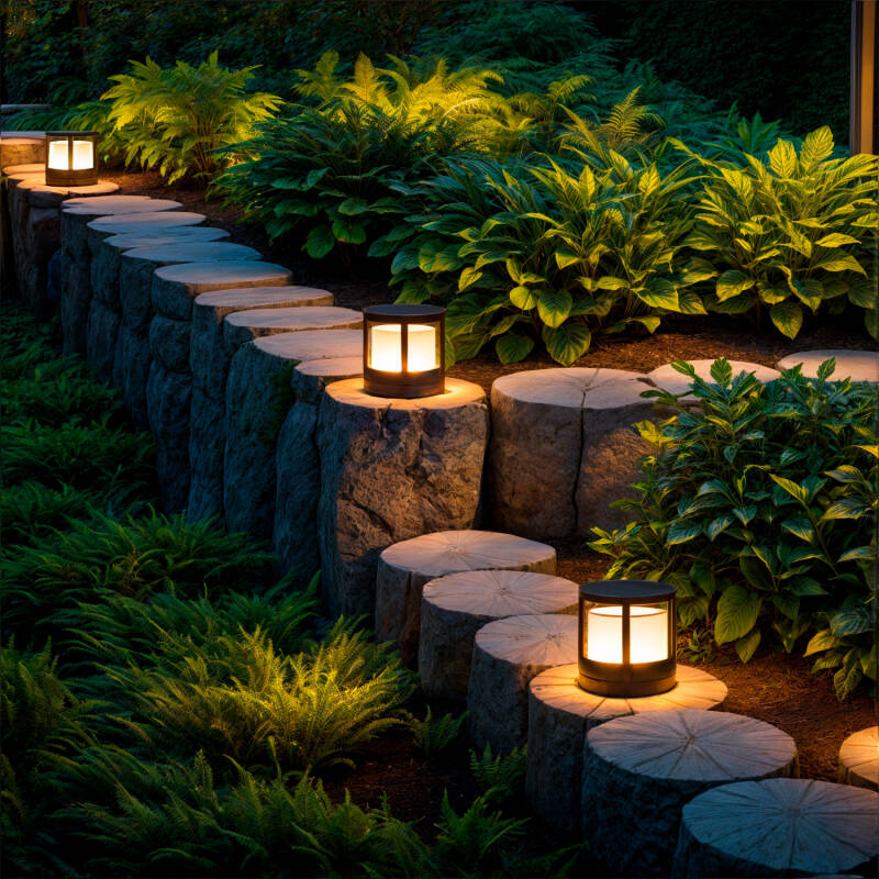 Image of Outdoor 5W LED Pedestal Light 11cm Visby