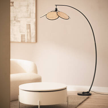 Image of Edit Nirvana Rattan Floor Lamp