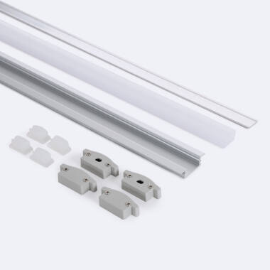 Image of Watertight Recessed 2m Aluminium Profile for LED Strip