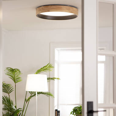 Image of Edit Dari Round 30W Colour LED Flush Ceiling Light