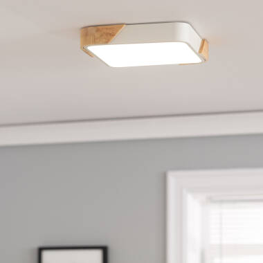 Image of Edit Dari Square 18W Selectable LED Flush Ceiling Light