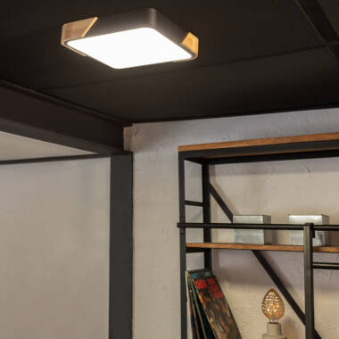 Image of Edit Dari Square 18W Selectable LED Flush Ceiling Light