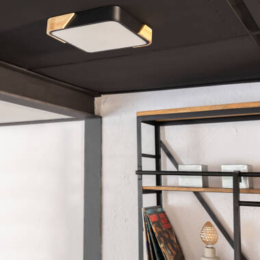 Image of Edit Dari Square 18W Selectable LED Flush Ceiling Light