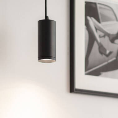 Image of Quartz Pendant in Metal  Lamp