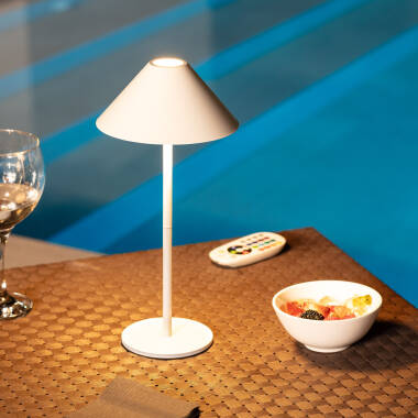 Image of Edit Tiber USB Rechargeable LED Outdoor Table Lamp
