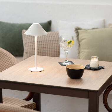 Image of Edit Tiber USB Rechargeable LED Outdoor Table Lamp