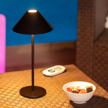 Image of Edit Tiber USB Rechargeable LED Outdoor Table Lamp