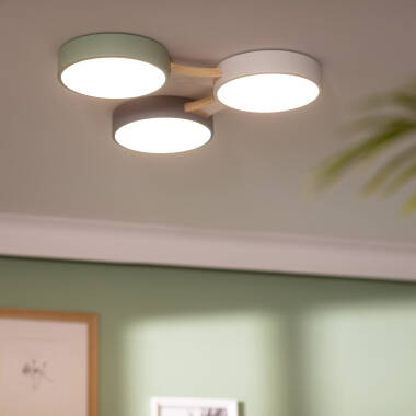 Image of Edit Sams 30W Colour Selectable LED Flush Ceiling Light