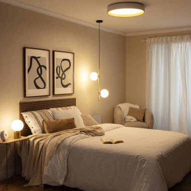 Image of Edit 30W Big Broadway Flush Ceiling Light