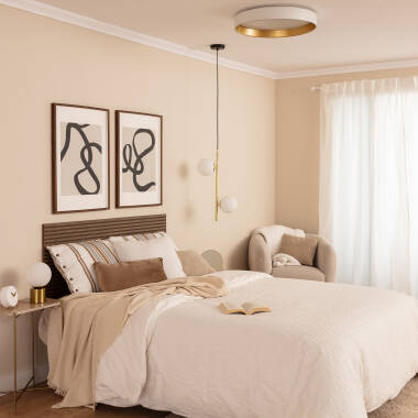 Image of Edit 30W Big Broadway Flush Ceiling Light