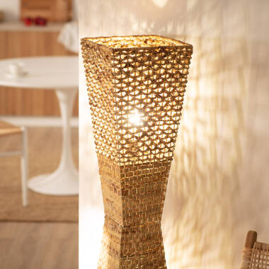 Image of Edit Bijie Rattan Floor Lamp
