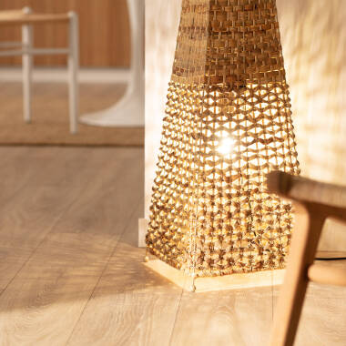 Image of Edit Bijie Rattan Floor Lamp