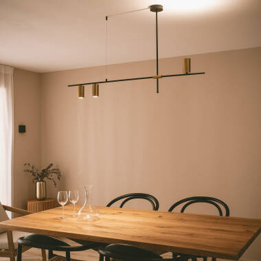 Image of Edit Auzoa 3 Light Bar Ceiling Pendant