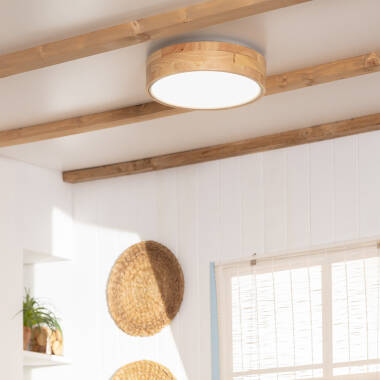 Image of Edit Dari Round 15W Selectable LED Flush Ceiling Light