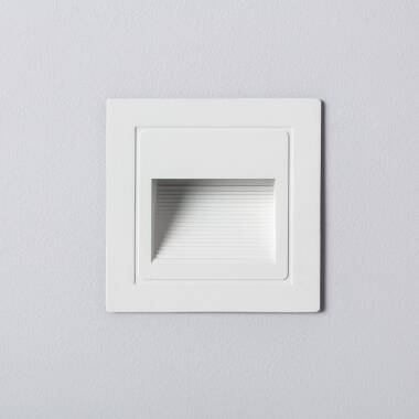 Image of Edit Wabi 3W Square LED Recessed Outdoor Wall Light
