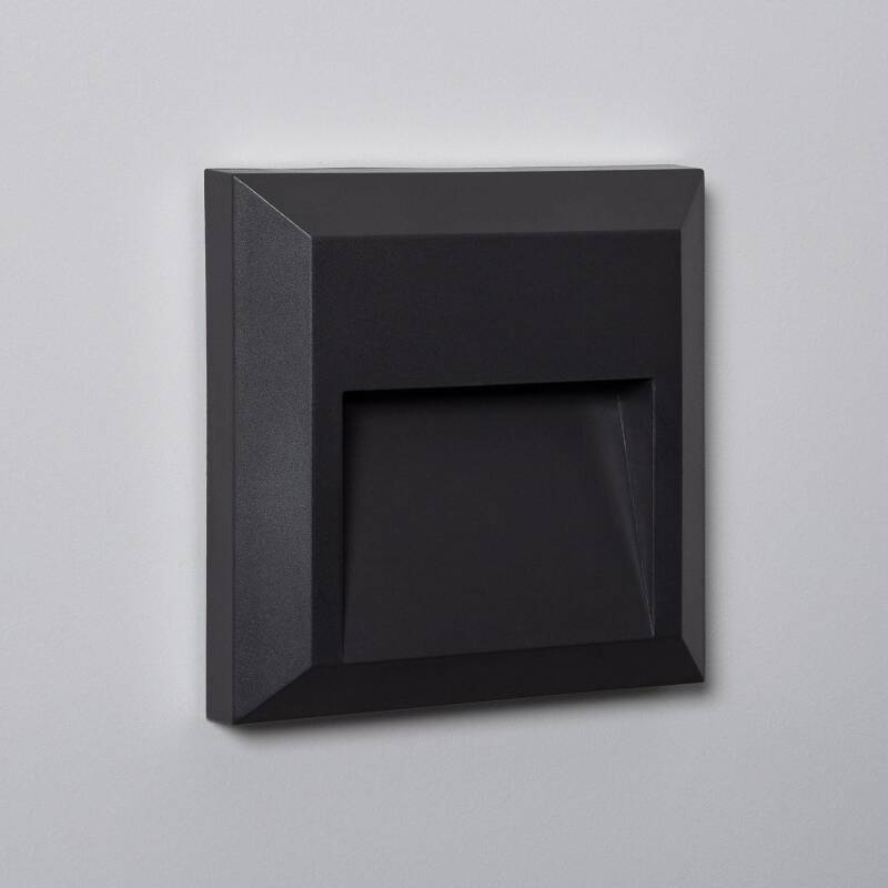 Image of Edit 1W Byron Outdoor Square LED Wall Light
