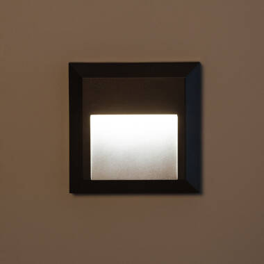 Image of Edit 1W Byron Outdoor Square LED Wall Light