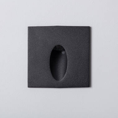 Image of Edit Wabi 3W Square LED Recessed Outdoor Wall Light