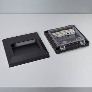 Image of Edit 1W Byron Outdoor Square LED Wall Light