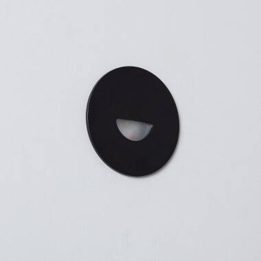 Image of Edit Guell 2W LED Round Aluminium Wall Spotlight IP65