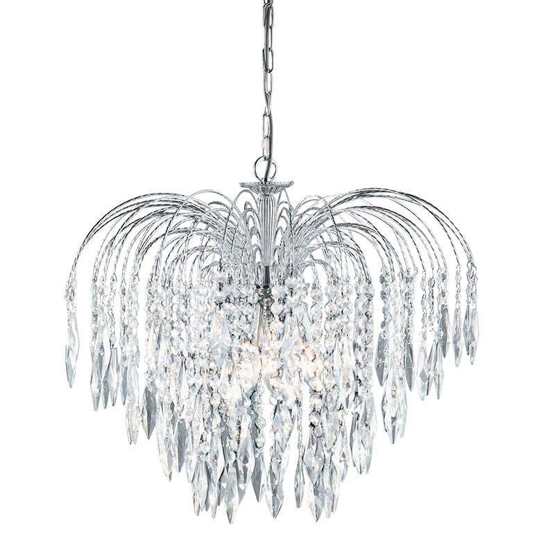 Image of Searchlight Waterfall 5 Light Chandelier