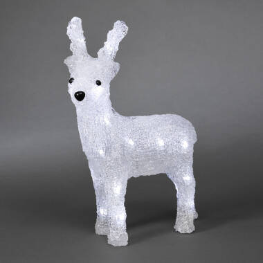 Konstsmide Christmas Battery Operated LED Small Reindeer Feature Light