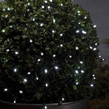 White Solar LED String Lights