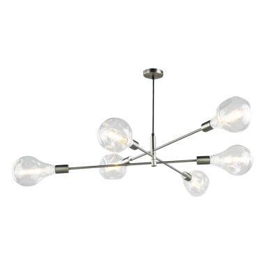 Dar Alana 6 Arm Ceiling Pendant Light