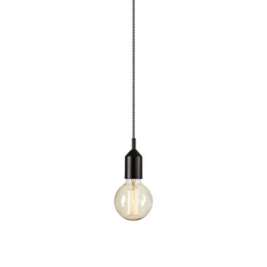 Bronx Ceiling Pendant Lamp Holder with Plug