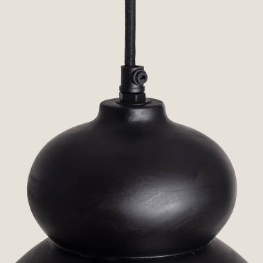 Image of Edit Vakarai Wood Ceiling Pendant Light