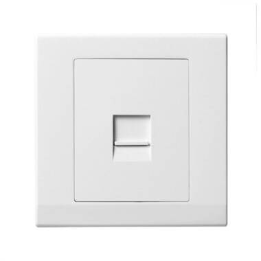 Retrotouch Simplicity White Screwless 1 Gang Telephone Master Socket