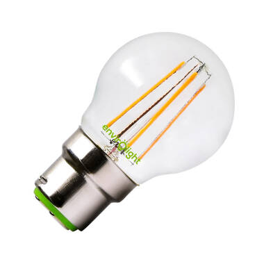 Envirolight 4W LED Dimmable Decorative Filament Golfball Bulb Bayonet Cap