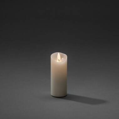 Konstsmide 127 Slim Battery Operated LED Wax Flicker Candle