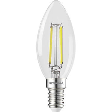 Sylvania 2.3W Neutral White LED Filament Candle Bulb